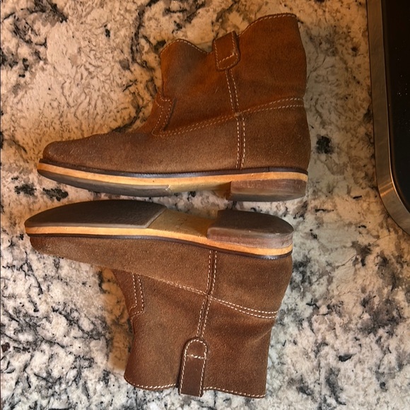Zara toddler Brown Suede Boots - Picture 4 of 7